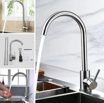 kitchen sink faucet, mixer tap,304 SS tap, kitchen sink mixer, kitchen sink tap